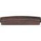Jeffrey Alexander 160 mm Center Brushed Oil Rubbed Bronze Square-to-Center Square Renzo Cabinet Cup Pull 141-160DBAC - alternate 4